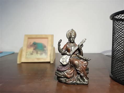 Buy Mukundra Art N Craft Maa Saraswati Idol Statue Beautiful Hindu