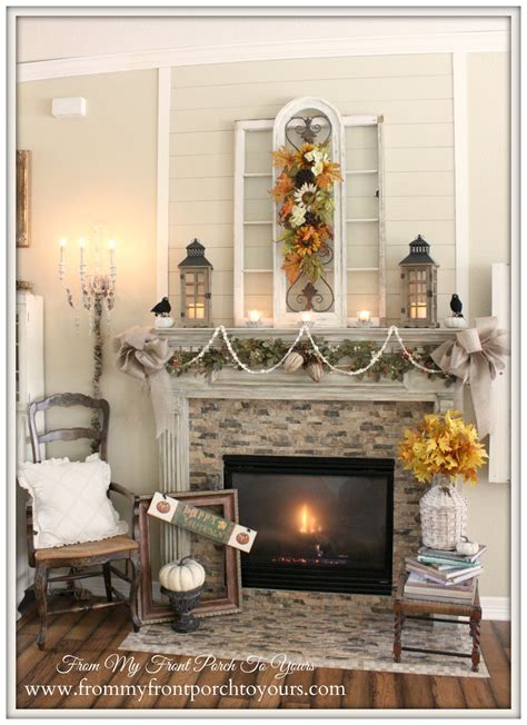 Decorate your home with antique furniture make certain your house has furniture of themes. From My Front Porch To Yours: French Farmhouse Fall Mantel