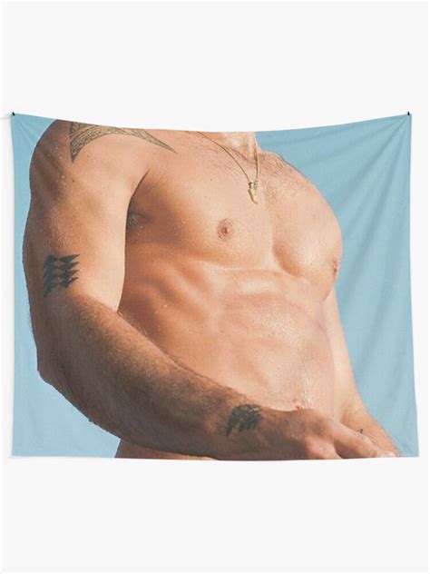 Handsome Sexy Guy Attractive Man At The Beach Erotic Male Nude Tapestry By Nude Zone Redbubble