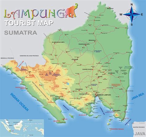 Situs Razvis Lampung Tourist Map