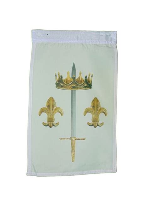 Saint Joan Of Arc Coat Of Arms Garden Flag 12 X 18 Inches Sleeved