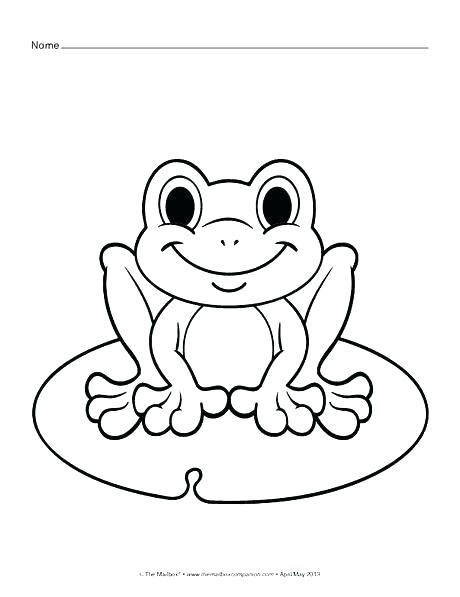 Frog On Lily Pad Drawing at PaintingValley.com | Explore collection of