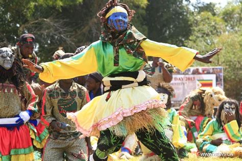 Nyau Dance Performed At Zimbabwes Annual Cultural Day Xinhua