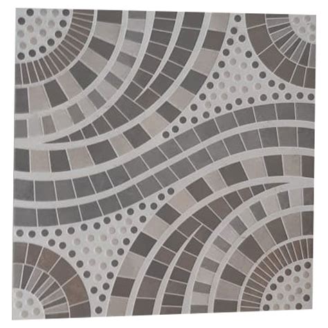 Matte 12mm Square Digital Printed Ceramic Floor Tile Living Room At Rs