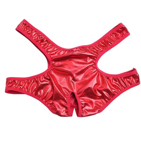 best quality iefiel men sexy jockstraps underwear men s mesh through penis pouch thongs g