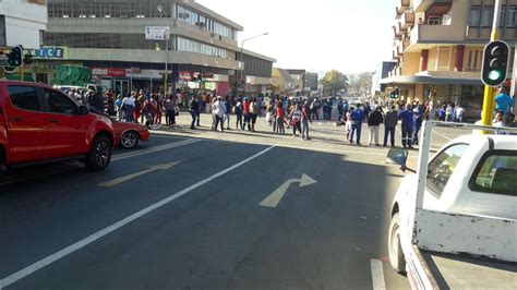 Kwa Zulu Natal Saps Protestaction Alfred Duma Municipality Workers Are