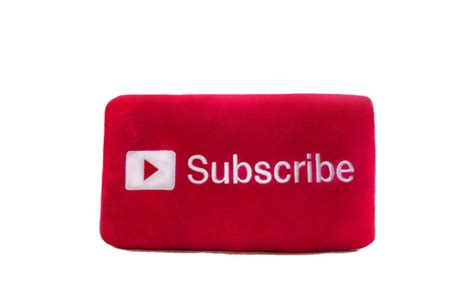 Bag Subscribe Button Pillow Subscribe Pillow Subscribe