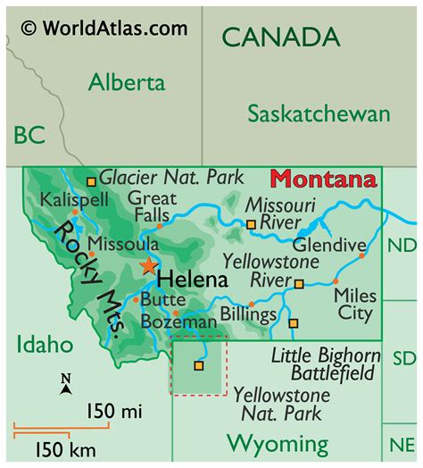 Geography of Montana - World Atlas