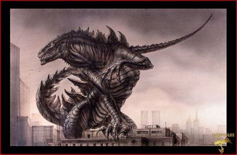 Imagen Zilla 1998 Concept Art 23 Godzilla Wiki Fandom