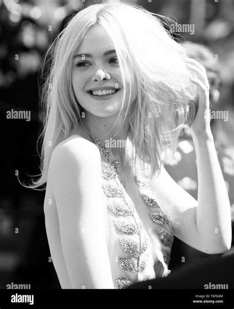Cannes France May Elle Fanning Attends The Screening Of