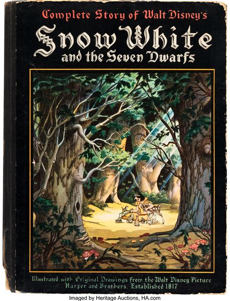 The Complete Story Of Snow White Book With Spectacular Walt Disney