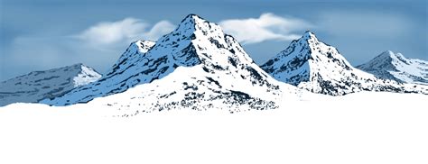 Snowy Mountains By Altugg On Deviantart