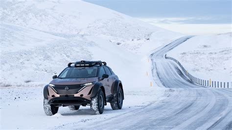 Nissan Ariya On 39 Inch Tires Set To Drive From North Pole To South
