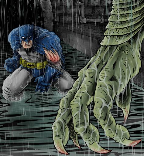 Batman V Killer Croc By Thedavemyers On Deviantart