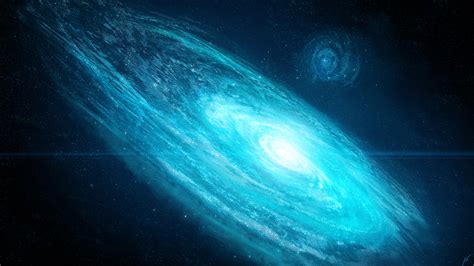 All of these galaxy background images and vectors have high resolution and can be used as banners, posters or wallpapers. Sky With Bright Blue Galaxy With Background Of Black Sky HD Galaxy Wallpapers | HD Wallpapers ...