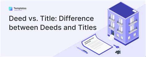 Deed Vs Title Difference Between Deeds And Titles Lawrina