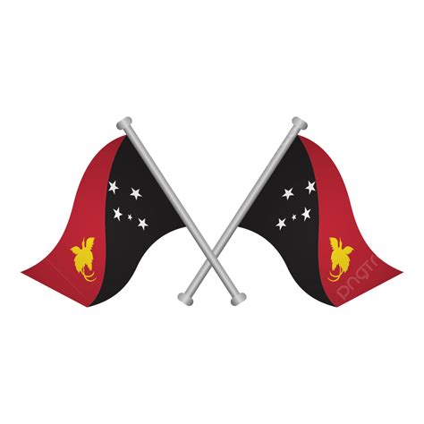 Gambar Bendera Papua Papua Bendera Papua Nugini Png Dan Vektor Dengan Background Transparan