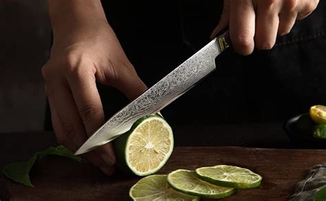 6 Inch Utility Paring Knife Fanteck Chef Knife Damascus