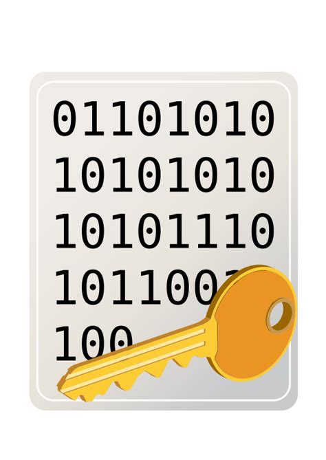 Free Clip Art Encrypted File By Meyerhoffman