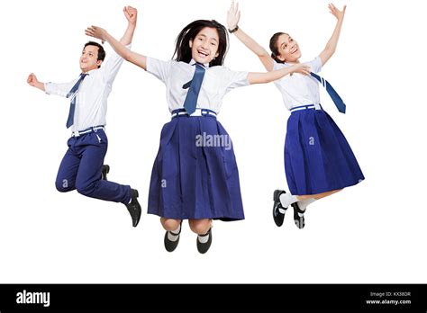 Indian Boy School Student Jumping Hi Res Stock Photography And Images