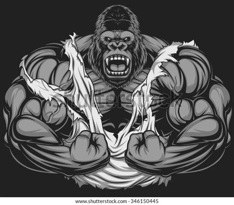 2470 Muscle Gorilla Images Stock Photos And Vectors Shutterstock