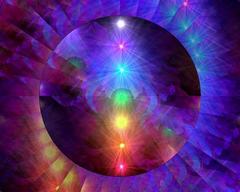 Chakra Art Rainbow Decor Reiki Energy Art Print Chakra Healing