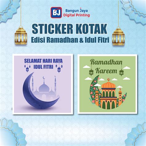 Jual Sticker Kotak Spesial Ramadan And Idul Fitri Hampersstiker Segel