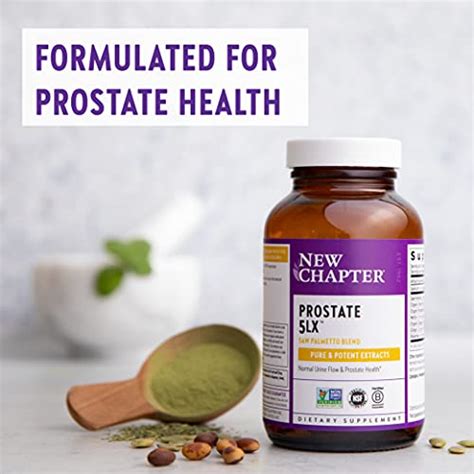 New Chapter Prostate Supplement Prostate LX With Saw Palmetto Selenium For Prostate Health
