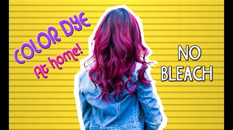 The underneath sections of the hair do not get highlights when receiving a partial highlight. COLOR DYE YOUR HAIR AT HOME! (NO BLEACH) - YouTube