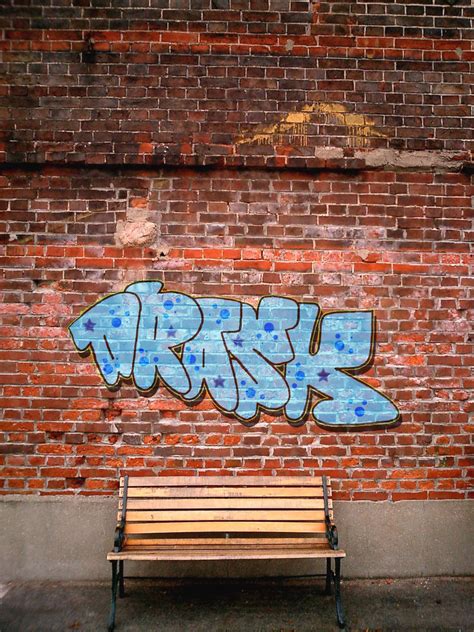 Graffiti Art Brick Wall