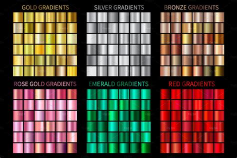 Set Of Colorful Gradients Ai Grd Unique Illustrator Add Ons