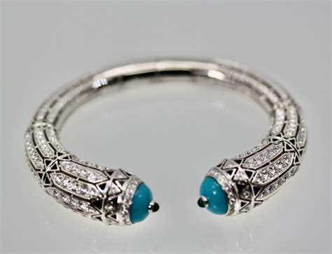 Cartier High Jewelry Diamond Turquoise Bracelet Cris Notti Jewels