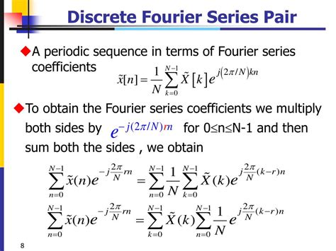 Ppt Chapter 8 The Discrete Fourier Transform Powerpoint Presentation