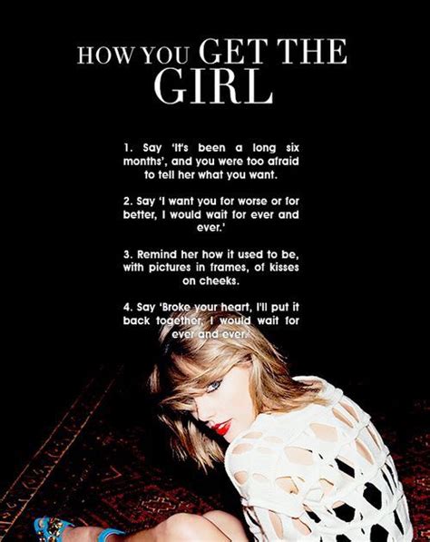 How You Get The Girl Taylor Swift Lyrics Taylor Lyrics Taylor Swift