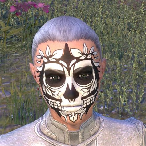 Onlineverdant Skull Face Tattoo The Unofficial Elder Scrolls Pages