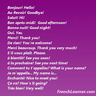 Basic French - 30 Words You MUST Know!