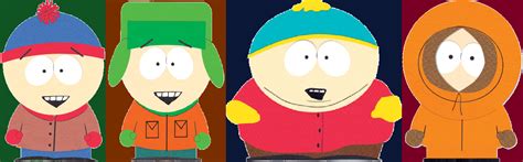 Stan Marsh Kyle Broflovski Eric Cartman And Kenny Mccormick