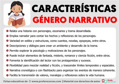 Características Del Género Narrativo