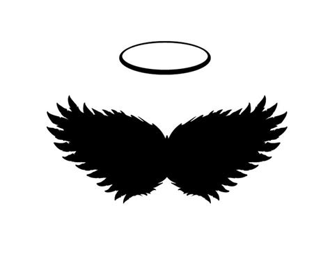 Download Angel Wings Silhouette at GetDrawings | Free download