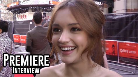 Olivia Cooke The Quiet Ones Premiere Interview Youtube