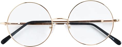 Agstum Round Retro Metal Optical Grade Glasses Frame Clear Lens Eyeglasses With Spring Hinge