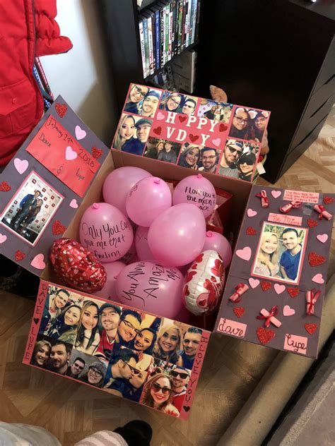 Valentines Day Explosion Box Regalos Creativos Para Novio Regalos