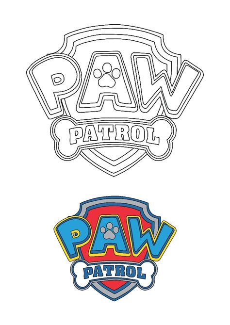 Paw Patrol Badges Coloring Pages 19 Free Printable Coloring Sheets
