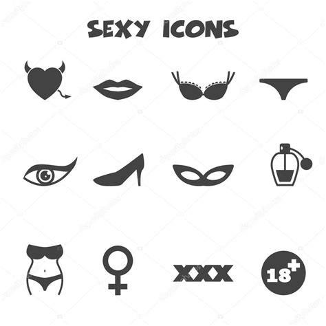 Sexy Icons Stock Vector Image By Tulpahn 52637521