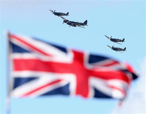 75th Anniversary Of The Battle Of Britain Flypast At Goodwood