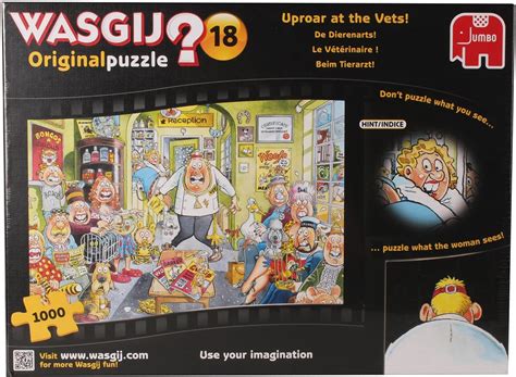 Wasgij 1000 Piece Original 18 Uproar At The Vets Jigsaw Puzzle Amazon