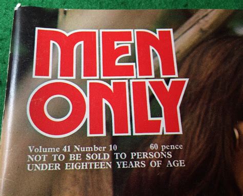 Vintage Glamour Magazine Men Only Volume Number Etsy Uk