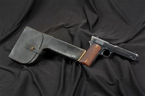 Rare Shoulder Stocked Colt Model 1905 45 Acp Semi Auto Pistol Lock