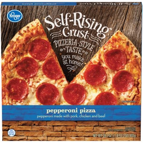 Kroger Self Rising Crust Pepperoni Pizza 283 Oz Kroger