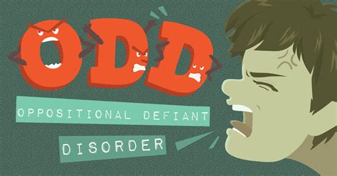 Oppositional Defiant Disorder Infographic Help Your Teen Now